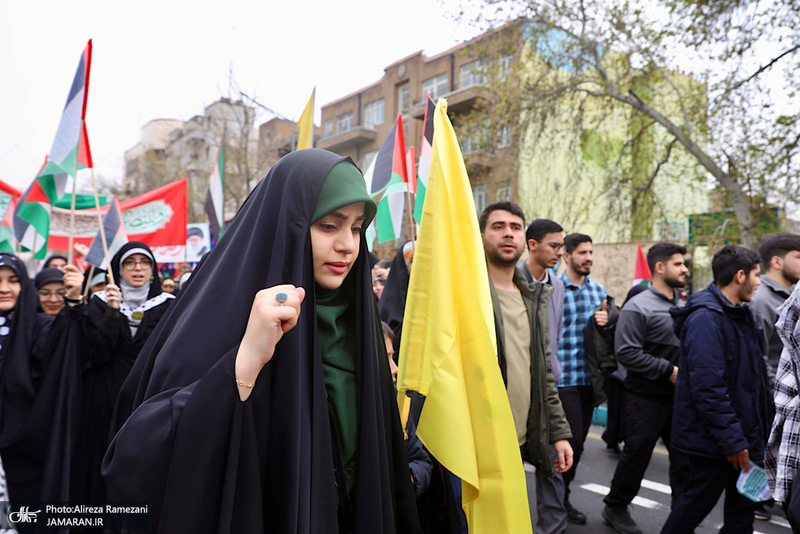 راهپمایی با شکوه روز قدس در تهران-۴