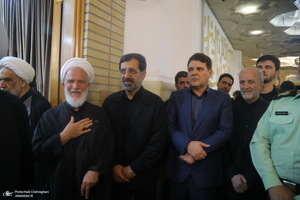 مراسم بزرگداشت رهبر شهید انقلاب در قم-۱