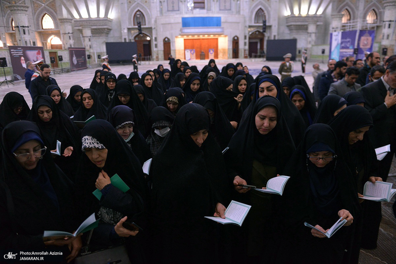 تجدید میثاق مدیران و کارکنان نهضت سواد آموزی با آرمان های حضرت امام(س)