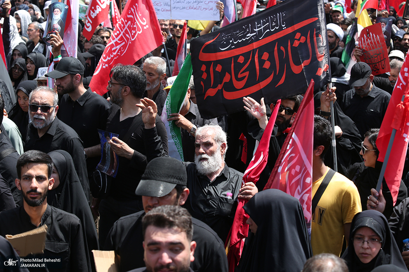 مراسم تشییع پیکر مطهر رهبر شهید انقلاب در تهران -10