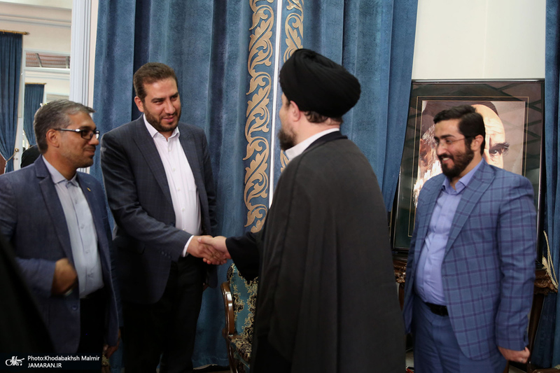 دیدار مدیر عامل و مدیران و معاونین بهشت زهرا (س) با سید حسن خمینی