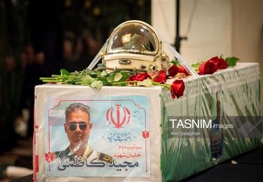 مراسم تشییع پیکر خلبان شهید مجید کاظمی در شیراز برگزار شد + عکس ها