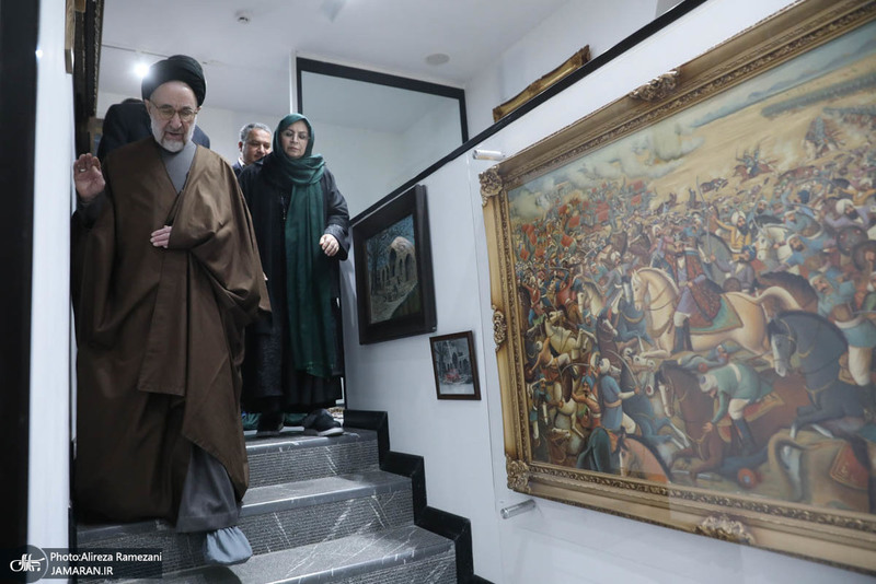 بازدید سید محمد خاتمی از موزه دکتر حسن حبیبی