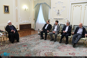 دیدار نوروزی حسن روحانی با جمعی از کارگزاران نظام و مدیران دستگاه ها