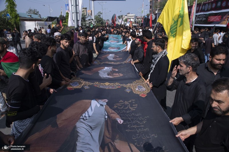 راهپیمایی بزرگ محرم در کشمیر