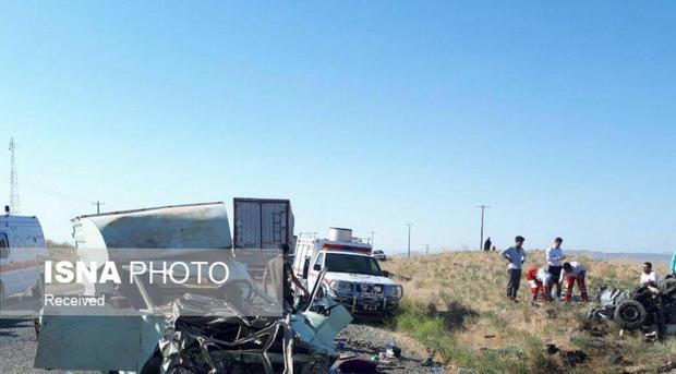 تصادف دو خودرو در جاده سبزوار - بردسکن سه کشته بر جای گذاشت