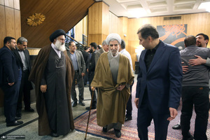 مراسم چهلمین روز درگذشت آیت الله بجنوردی در دائره المعارف بزرگ اسلامی - 3