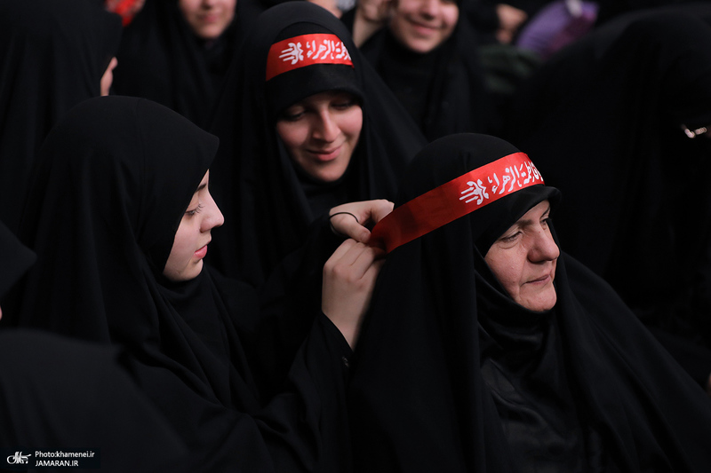 دومین شب مراسم عزاداری حضرت فاطمه‌زهرا (س) در حسینیه امام خمینی