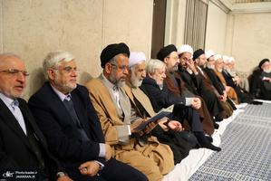 مراسم ترحیم و بزرگداشت آیت‌الله هاشمی شاهرودی(ره) با حضور رهبر معظم انقلاب
