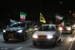 تجمع و راهپیمایی خودرویی در پرند