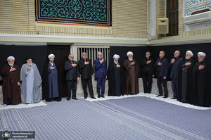 مراسم عزاداری شب شهادت حضرت زهرا (س) در حسینیه امام خمینی(ره)