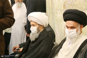 مراسم بزرگداشت همسر آیت الله جوادی آملی در مسجد اعظم قم