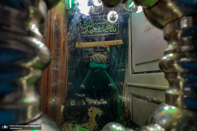 مقام رأس الحسین (ع) در مسجد جامع اموی دمشق