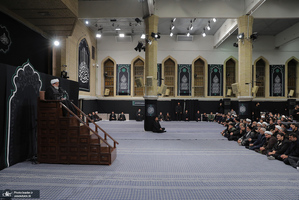 آخرین شب مراسم عزاداری حضرت فاطمه‌زهرا (س) در حسینیه امام خمینی