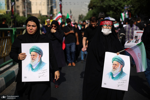 مراسم تشییع شهدای جنگ تحمیلی رژیم صهیونیستی در تهران-7