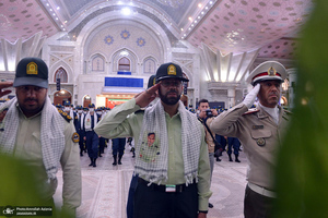 تجدید میثاق دانشجویان و فرماندهان دانشگاه افسری و تربیت پلیس امام حسن مجتبی‎‎ (ع) با آرمان حضرت امام خمینی (س)