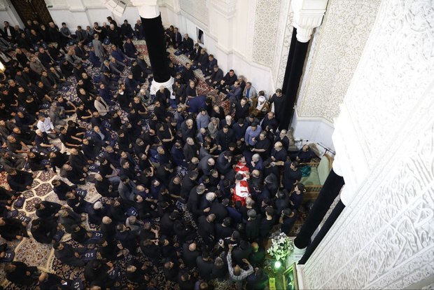 تشییع پیکر حاج علی اکبر انصاری