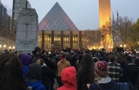 تظاهرات علیه حمله تروریستی کانادا