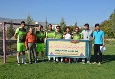 برگزاری مسابقات فوتبال به مناسبت هفته دولت در شرکت ملی پخش فرآورده های نفتی منطقه لرستان