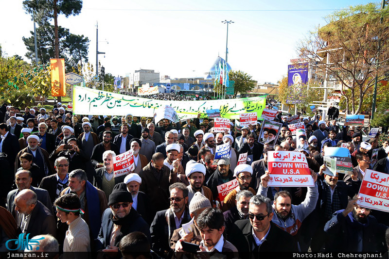 راهپیمایی ضد صهیونیستی پس از نماز جمعه‌ قم