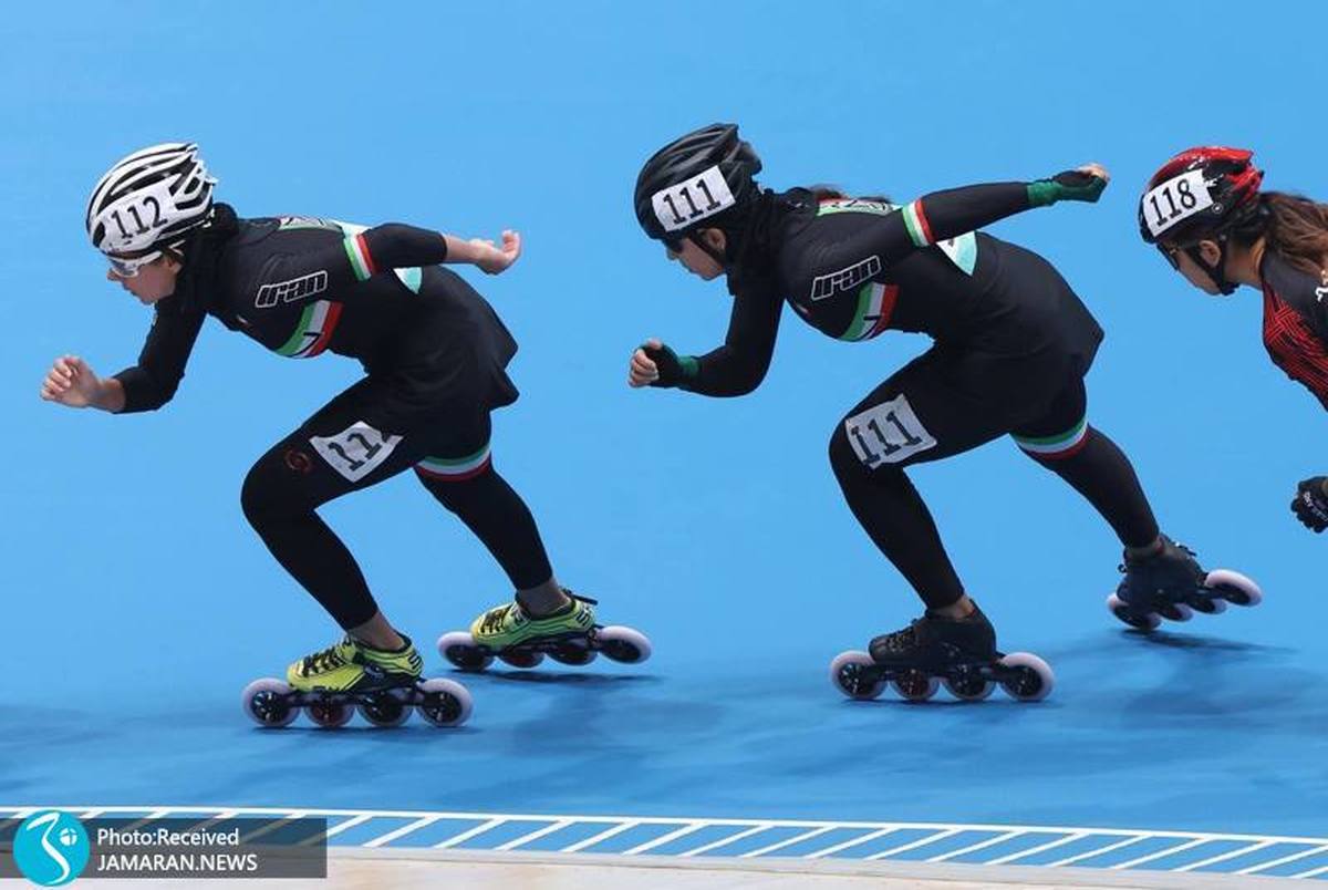 نخستین مدال تاریخ دختران ایران در اسکیت قهرمانی آسیا