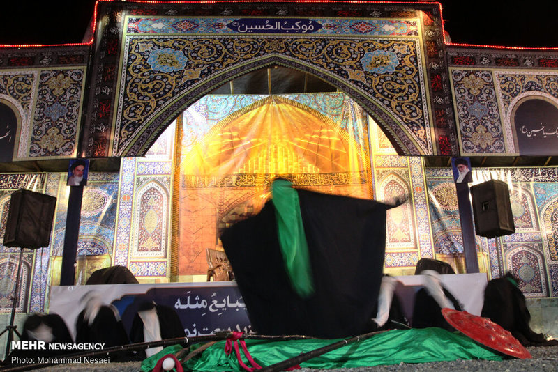 مراسم عزاداری شب چهارم محرم در بندرگز