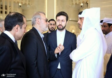 قطر: وزیر خارجه نتایج مذاکرات مسقط بین ایالات متحده و ایران را با لاریجانی بررسی کرد