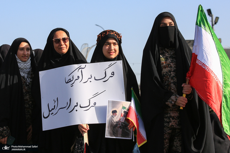 رزمایش «دختران جان‌فدای ایران» در فسا