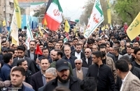 حضور پزشکیان در راهپیمایی روز جهانی قدس (2)