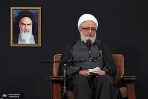 مراسم عزاداری شهادت امام رضا(ع) در حضور رهبر معظم انقلاب