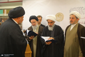 مراسم رونمایی از موسوعه ۶۰ جلدی دانشنامه قرآنی اهل‌بیت (ع) در قم‎