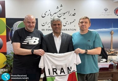 دیدار مربیان روس با رییس فدراسیون شمشیربازی