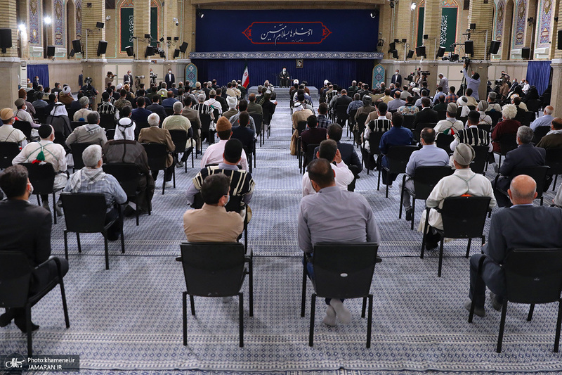 دیدار دست‌اندرکاران کنگره شهدای جامعه عشایری کشور با رهبر معظم انقلاب