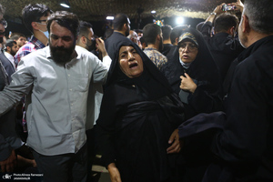 وداع با پیکر مطهر شهید صیاد خدایی در معراج الشهدا