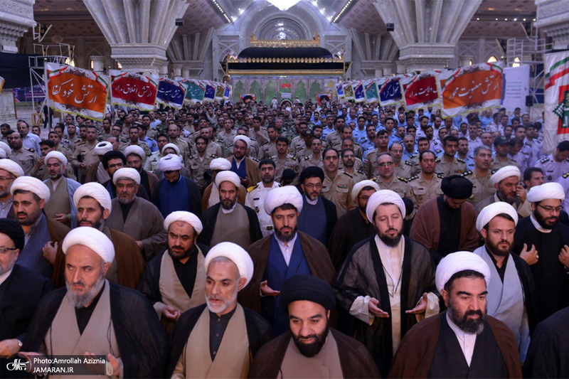 تجدید میثاق فرماندهان و کارکنان سازمان عقیدتی سیاسی آجا با آرمان‌های حضرت امام(س)
