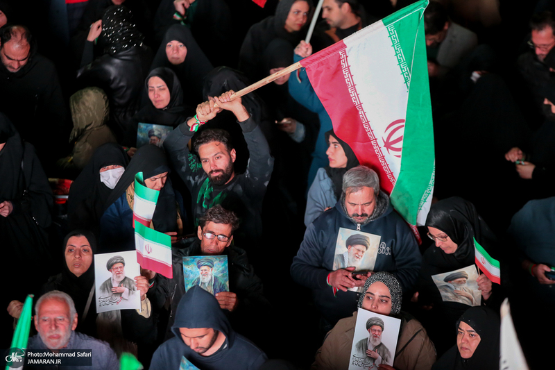 اجتماع حمایت از رزمندگان در مقابله با دشمن آمریکایی - صهیونی در پرند-۱