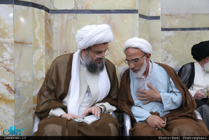 مراسم بزرگداشت هفتمین روز ارتحال مرحوم حجت‌الاسلام و المسلمین احمد احمدی در مسجد اعظم قم