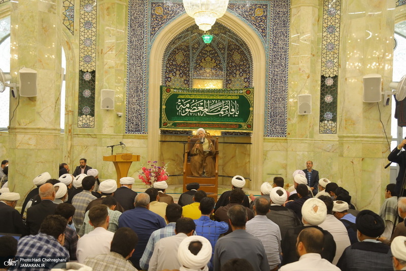 تقدیر از آیت الله العظمی جوادی آملی به‌مناسبت روز معلم‎