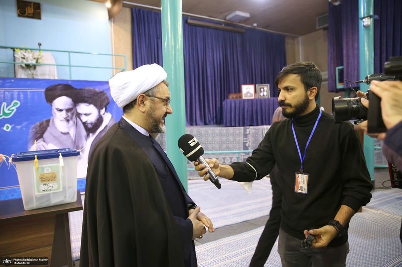 حضور دکتر علی کمساری در  انتخابات مجلس شورای اسلامی و مجلس خبرگان رهبری