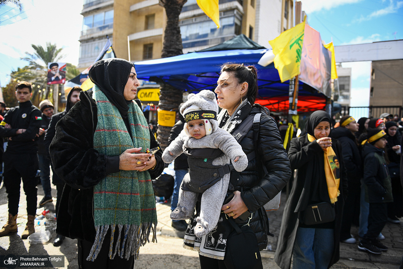  تصاویر اختصاصی جماران از متن و حاشیه مراسم تشییع شهیدان سید حسن نصرالله و سید هاشم صفی الدین -2