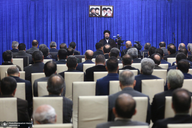 دیدار رئیس و مدیران بنیاد مستضعفان با سید حسن خمینی