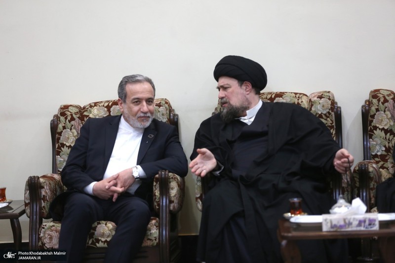 مراسم تجدیدمیثاق وزیر و معاونان وزارت امور خارجه با آرمان‌های امام خمینی