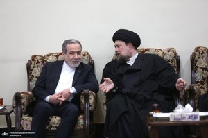 مراسم تجدیدمیثاق وزیر و معاونان وزارت امور خارجه با آرمان‌های امام خمینی