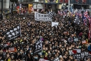 تظاهرات میلیونی هنگ کنگی‌ها در آغاز سال نو+عکس