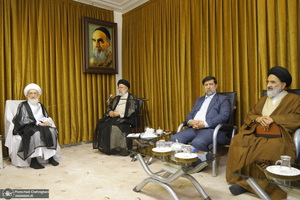 دیدار رئیس جمهور با مراجع عظام تقلید