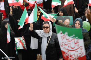 راهپیمایی 22 بهمن در قم