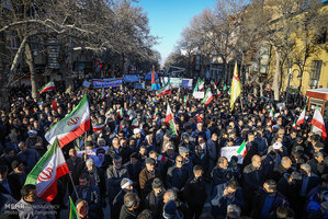 تجمع و راهپیمایی مردمی در اعتراض به آشوب های اخیر در استان 