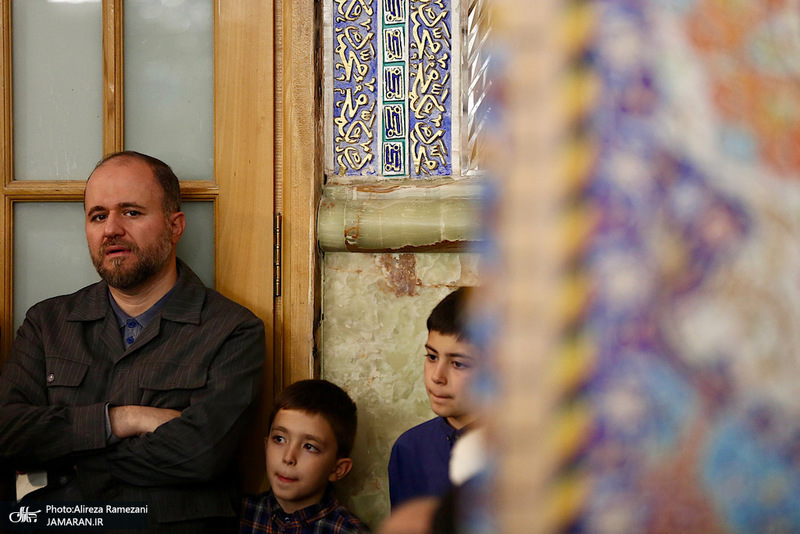 مراسم اولین سالگرد شهادت حجت الاسلام و المسلمین سید ابراهیم رئیسی در حرم مطهر رضوی