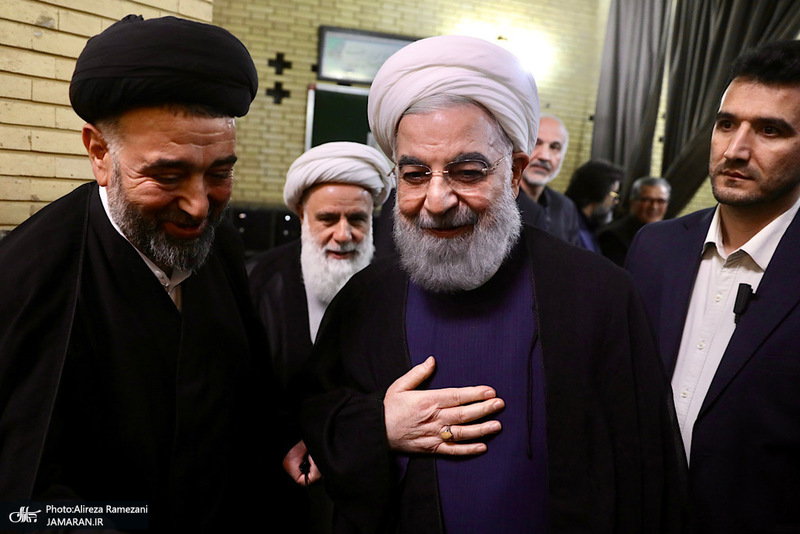 مراسم ختم همسر آیت الله سید علی سیستانی