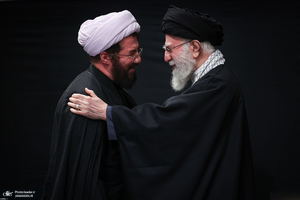 مراسم عزاداری شام شهادت حضرت زهرا(س) در حسینیه امام خمینی